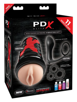 Pipedream Elite Ass Gasm Vibrating Kit