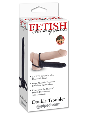 Fetish Fantasy Series Double Trouble Strap-on