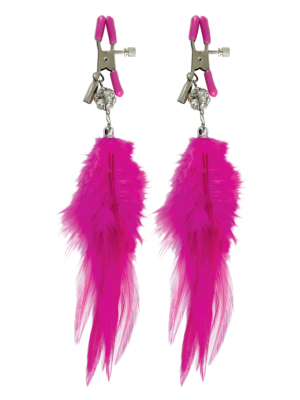 Fancy Feather Nipple Clamps