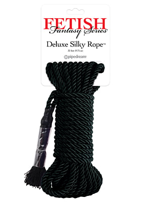 Fetish Fantasy Series Deluxe Silky Rope Black