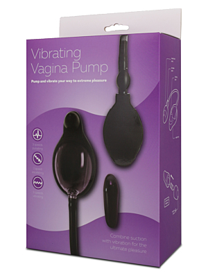 Vibrating Vagina Pump - Black
