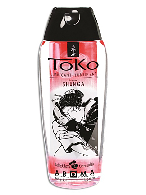 Βρώσιμο Λιπαντικό Νερού Toko Aroma Blazing Cherry 165ml - Shunga - Ερωτικό Gel Lubricant