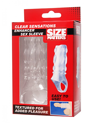 XR Brands Clear Sensations Enhancer Sex Sleeve