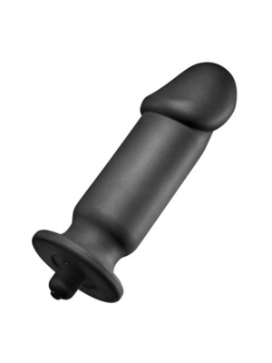Πέος XL Δονούμενη Πρωκτική Σφήνα Silicone Butt Plug (Μαύρη) - Tom Of Finland