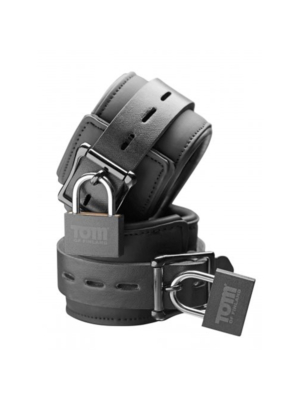 Tom of Finland Neoprene Wrist cuffs w/ locks