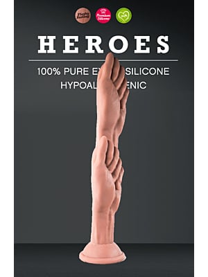 Silicone Realistic Fist Dildo Heroes #24 - Flesh