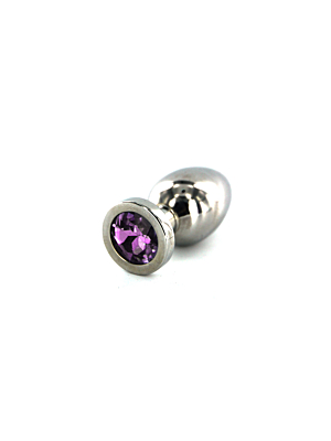 Jewel Buttplug - Medium Purple