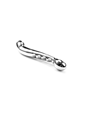 Kiotos Stainless Steel Elegant Unrealistic Penis 17 cm - Διπλό Ομοίωμα Πέους - Double Dildo