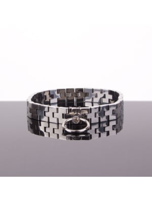 Watch band Collar with Gem Lock