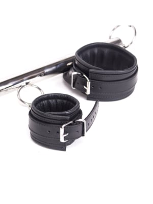 Spreader Bar deluxe set - Black Leather