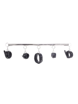 Spreader Bar deluxe set - Black Leather