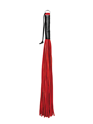 Leather Whip Red 48 straps