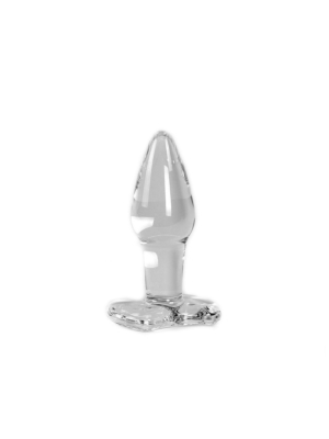 Glass Dildo Clear Butt Plug