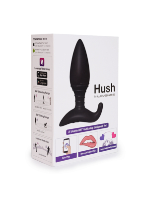 Πρωκτική Σφήνα για Smartphone Lovense - Hush 10 εκ.