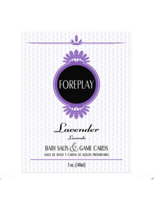 Kheper Games Lavender Foreplay Bath Salts & Game Cards