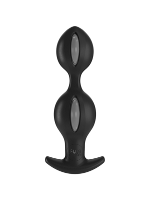 Fun Factory - B Balls Duo Anal Plug with Motion Grey Black