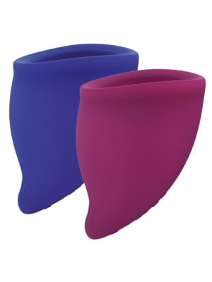 Fun Factory - Fun Cup Size B Menstrual Cup Grape & Ultramarine