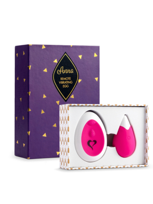 FeelzToys - Anna Vibrating Egg Remote Deep Pink