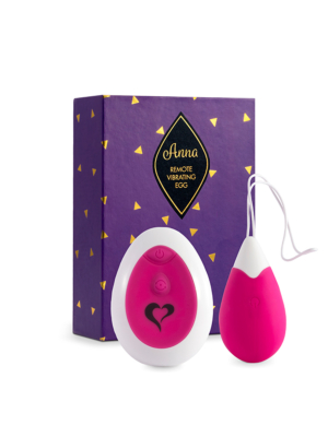 FeelzToys - Anna Vibrating Egg Remote Deep Pink