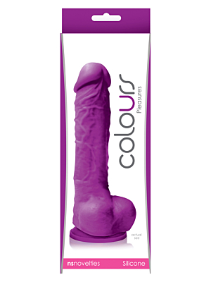 NS Novelties Colours Pleasures  Dildo  Blue 5in