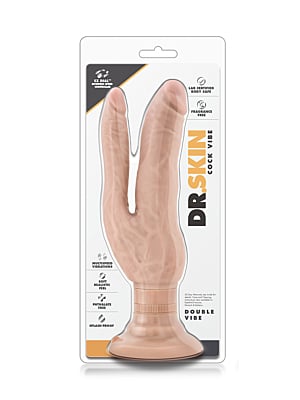 DR. SKIN COCK VIBES DOUBLE VIBE BEIGE