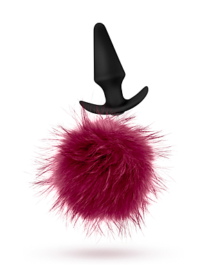 POM PLUGS FUR POM POM BURGUNDY