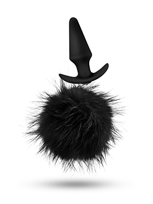 POM PLUGS FUR POM POM BLACK