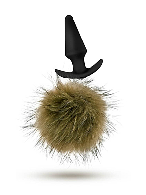 POM PLUGS FUR POM POM BROWN