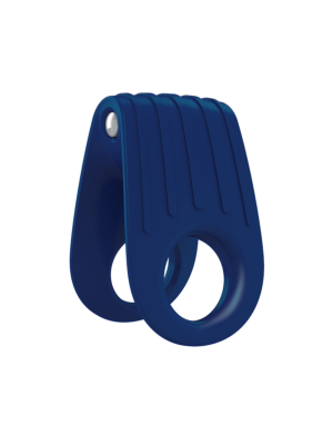 Δονούμενο Δαχτυλίδι Πέους OVO Cock Ring - Μπλε - Εύκαμπτο - Αδιάβροχο