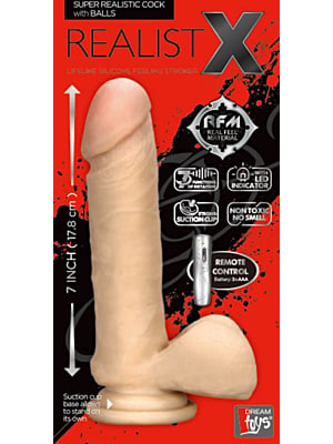 REALSTUFF 7INCH ROTATING VIBRATOR 7FUNCT