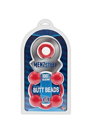 MENZSTUFF BUTT BEADS RED