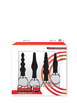 BACK UP BUTT PLUG KIT BLACK