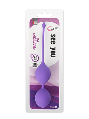 SEE YOU IN BLOOM DUO BALLS 36MM PURPLE