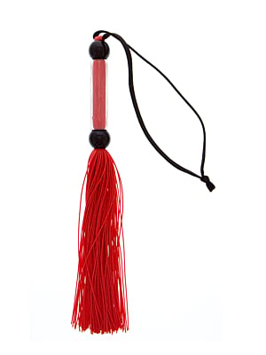 GP SILICONE FLOGGER WHIP RED