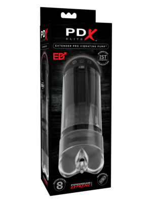 Διάφανο - Επαναφορτιζόμενο Αυνανιστήρι Extender Pro Penis Pump - Pipedream PDX Elite