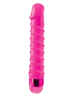 Κλασικός Δονητής Candy Twirl Massager (Ροζ) - Pipedream Classix