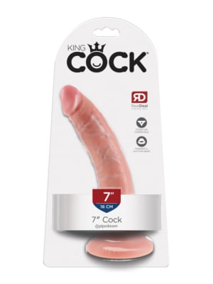 Ρεαλιστικό Ομοίωμα Πέους King Cock 18 cm - Skin