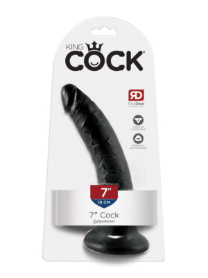 King Cock  7" Cock Black