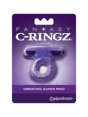 Δονούμενο Δαχτυλίδι Πέους Pipedream Fantasy C-Ringz Super Cock Ring - Μωβ