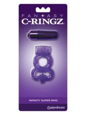 Δονούμενο Δαχτυλίδι Πέους Pipedream Fantasy C-Ringz Infinity Cock Ring - Μωβ