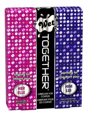 WET Together Lubricant for Couples 2x2.0 fl.oz/2x60ml