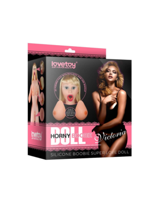 Ρεαλιστική ξανθιά κούκλα σεξ - Silicone Boobie Super Love Doll