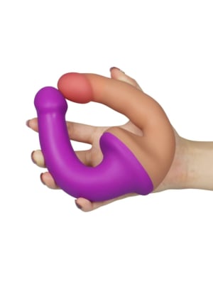 Double-ended Dildo Flesh-Purple