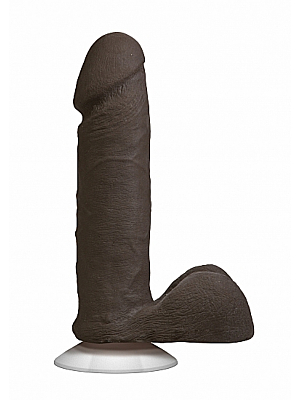 The Realistic Cock - Vac-U-Lock Suction Cup - 6 Inch - Brown