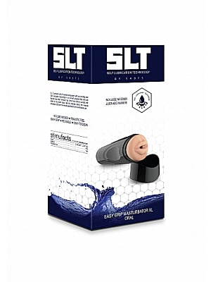 Self Lubrication Easy Grip Masturbator XL Oral - Flesh