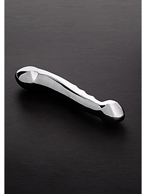 Μη Ρεαλιστικό Ομοίωμα Πέους Elegant Dual Dildo 27cm από Ανοξείδωτο Ατσάλι - Triune