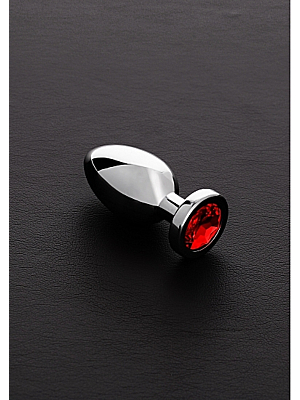 Jeweled Butt Plug RED -Small