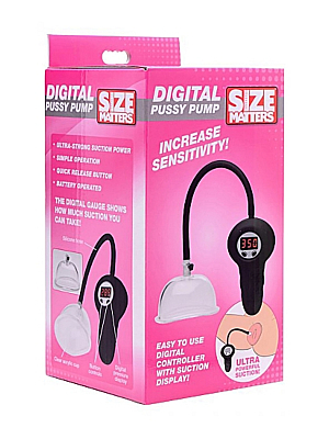 Digital Automatic Pussy Pump - Transparent