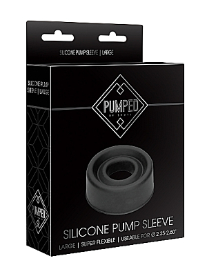 Silicone Pump Sleeve Large - Black