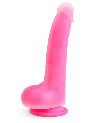 Ρεαλιστικό Ομοίωμα Πέους Σιλικόνης Tarzan Flexibil 19.5 cm - Ροζ